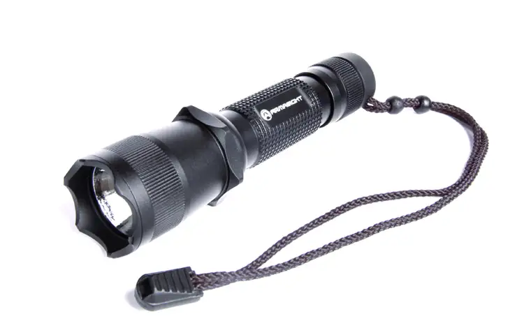 Armasight A335L Tactical 335 Lumens LED Flashlight w/ Charger & Rechargeable Batteries